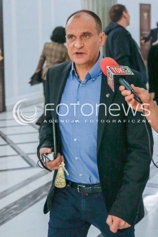  09.12.2015 WARSZAWA SEJM<br />CZWARTE POSIEDZENIE SEJMU VIII KADENCJI<br />N/Z PAWEL KUKIZ<br /> 