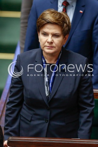  09.12.2015 WARSZAWA SEJM<br />CZWARTE POSIEDZENIE SEJMU VIII KADENCJI<br />N/Z PREMIER BEATA SZYDLO<br /> 