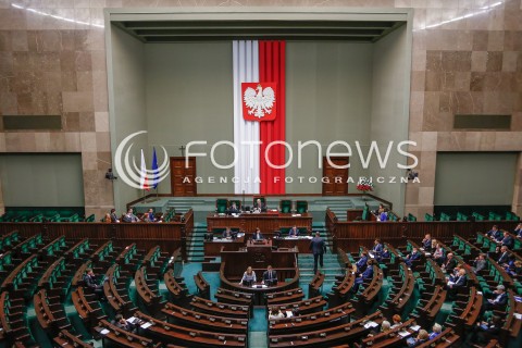 Posiedzenie Sejmu w Warszawie