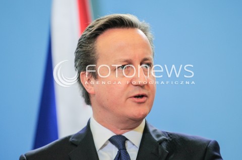  10.12.2015 WARSZAWA<br />WIZYTA PREMIERA WIELKIEJ BRYTANII<br />KONFERENCJA PRASOWA<br />N/Z PREMIER WIELKIEJ BRYTANII DAVID CAMERON<br /> 