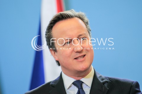  10.12.2015 WARSZAWA<br />WIZYTA PREMIERA WIELKIEJ BRYTANII<br />KONFERENCJA PRASOWA<br />N/Z PREMIER WIELKIEJ BRYTANII DAVID CAMERON<br /> 