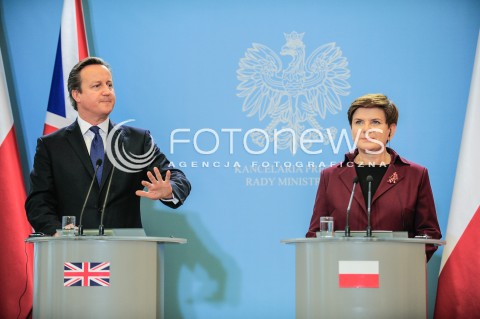 Wizyta Premiera Wielkiej Brytanii w Warszawie