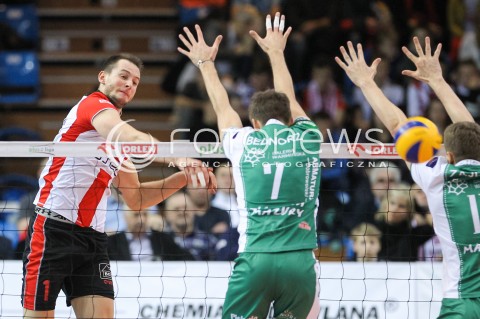  12.12.2015 RZESZOW<br />SIATKOWKA PLUSLIGA 2015/2016 MEN VOLLEYBALL POLAND POLISH PLUS LIGA LEAGUE SEASON 2015/2016<br />MECZ ASSECO RESOVIA RZESZOW - INDYKPOL AZS OLSZTYN<br />N/Z BARTOSZ KUREK <br /> 