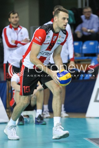  12.12.2015 RZESZOW<br />SIATKOWKA PLUSLIGA 2015/2016 MEN VOLLEYBALL POLAND POLISH PLUS LIGA LEAGUE SEASON 2015/2016<br />MECZ ASSECO RESOVIA RZESZOW - INDYKPOL AZS OLSZTYN<br />N/Z RUSSELL HOLMES SYLWETKA <br /> 
