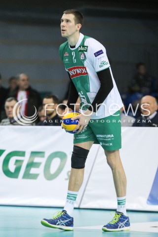  12.12.2015 RZESZOW<br />SIATKOWKA PLUSLIGA 2015/2016 MEN VOLLEYBALL POLAND POLISH PLUS LIGA LEAGUE SEASON 2015/2016<br />MECZ ASSECO RESOVIA RZESZOW - INDYKPOL AZS OLSZTYN<br />N/Z BRAM VAN DEN DRIES SYLWETKA <br /> 