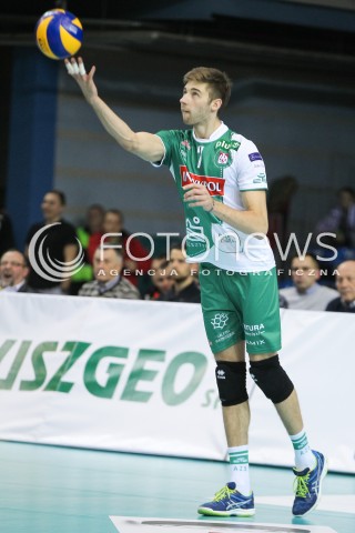  12.12.2015 RZESZOW<br />SIATKOWKA PLUSLIGA 2015/2016 MEN VOLLEYBALL POLAND POLISH PLUS LIGA LEAGUE SEASON 2015/2016<br />MECZ ASSECO RESOVIA RZESZOW - INDYKPOL AZS OLSZTYN<br />N/Z BARTOSZ BEDNORZ SYLWETKA <br /> 