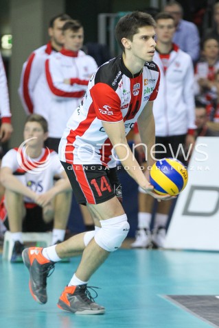  12.12.2015 RZESZOW<br />SIATKOWKA PLUSLIGA 2015/2016 MEN VOLLEYBALL POLAND POLISH PLUS LIGA LEAGUE SEASON 2015/2016<br />MECZ ASSECO RESOVIA RZESZOW - INDYKPOL AZS OLSZTYN<br />N/Z ALEKSANDER SLIWKA SYLWETKA <br /> 