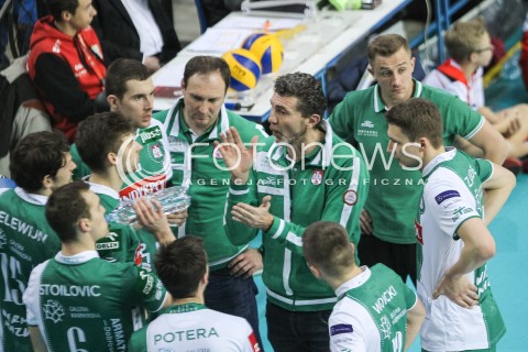  12.12.2015 RZESZOW<br />SIATKOWKA PLUSLIGA 2015/2016 MEN VOLLEYBALL POLAND POLISH PLUS LIGA LEAGUE SEASON 2015/2016<br />MECZ ASSECO RESOVIA RZESZOW - INDYKPOL AZS OLSZTYN<br />N/Z ANDREA GARDINI - I TRENER ( HEAD COACH ) <br /> 