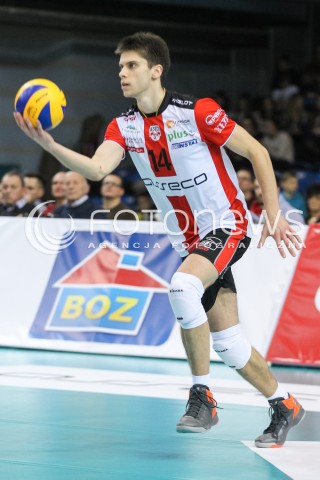  12.12.2015 RZESZOW<br />SIATKOWKA PLUSLIGA 2015/2016 MEN VOLLEYBALL POLAND POLISH PLUS LIGA LEAGUE SEASON 2015/2016<br />MECZ ASSECO RESOVIA RZESZOW - INDYKPOL AZS OLSZTYN<br />N/Z ALEKSANDER SLIWKA SYLWETKA <br /> 
