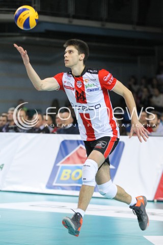 12.12.2015 RZESZOW<br />SIATKOWKA PLUSLIGA 2015/2016 MEN VOLLEYBALL POLAND POLISH PLUS LIGA LEAGUE SEASON 2015/2016<br />MECZ ASSECO RESOVIA RZESZOW - INDYKPOL AZS OLSZTYN<br />N/Z ALEKSANDER SLIWKA SYLWETKA <br /> 