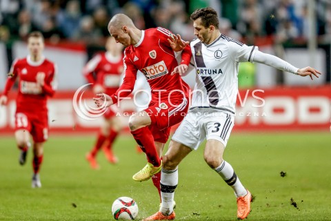  13.12.2015 WARSZAWA PILKA NOZNA <br />FOOTBALL EKSTRAKLASA STADION LEGII<br />MECZ LEGIA WARSZAWA - PIAST GLIWICE<br />N/Z MARTIN NESPOR TOMASZ JODLOWIEC<br /> 