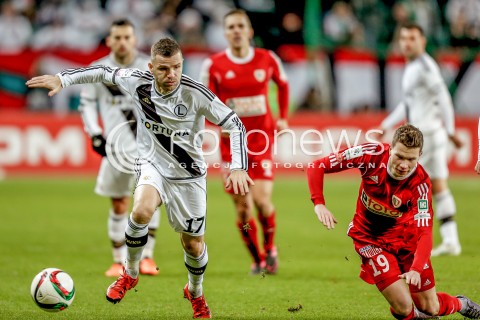  13.12.2015 WARSZAWA PILKA NOZNA <br />FOOTBALL EKSTRAKLASA STADION LEGII<br />MECZ LEGIA WARSZAWA - PIAST GLIWICE<br />N/Z TOMASZ BRZYSKI MATEUSZ MAK<br /> 