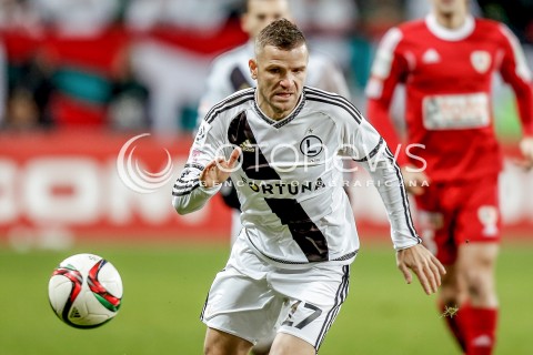  13.12.2015 WARSZAWA PILKA NOZNA <br />FOOTBALL EKSTRAKLASA STADION LEGII<br />MECZ LEGIA WARSZAWA - PIAST GLIWICE<br />N/Z TOMASZ BRZYSKI<br /> 