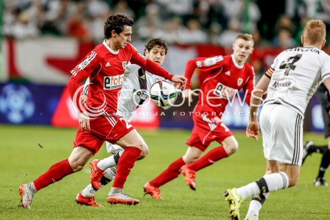  13.12.2015 WARSZAWA PILKA NOZNA <br />FOOTBALL EKSTRAKLASA STADION LEGII<br />MECZ LEGIA WARSZAWA - PIAST GLIWICE<br />N/Z KAMIL VACEK GUILHERME <br /> 