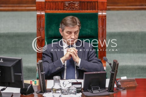  21.12.2015 WARSZAWA SEJM<br />SZOSTE POSIEDZENIE SEJMU VIII KADENCJI<br />N/Z MAREK KUCHCINSKI MARSZALEK SEJMU<br /> 