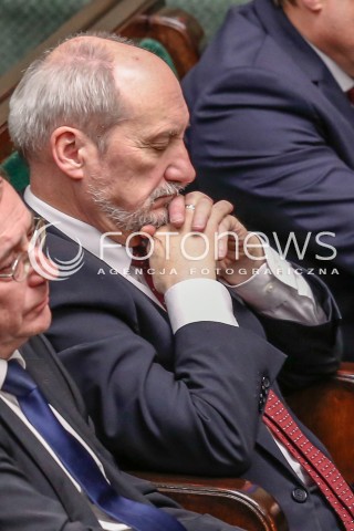  21.12.2015 WARSZAWA SEJM<br />SZOSTE POSIEDZENIE SEJMU VIII KADENCJI<br />N/Z ANTONI MACIEREWICZ SPI<br /> 