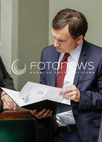  29.12.2015 WARSZAWA SEJM<br />POSIEDZENIE SEJMU VIII KADENCJI<br />N/Z ZBIGNIEW ZIOBRO<br /> 