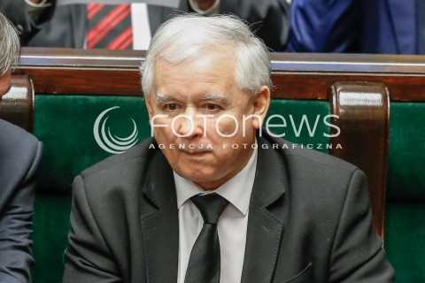  29.12.2015 WARSZAWA SEJM<br />POSIEDZENIE SEJMU VIII KADENCJI<br />N/Z JAROSLAW KACZYNSKI<br /> 