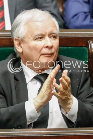  29.12.2015 WARSZAWA SEJM<br />POSIEDZENIE SEJMU VIII KADENCJI<br />N/Z JAROSLAW KACZYNSKI<br /> 