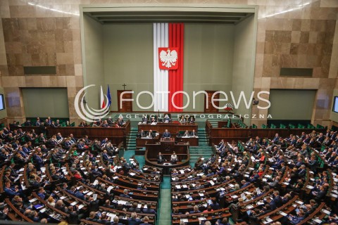  29.12.2015 WARSZAWA SEJM<br />POSIEDZENIE SEJMU VIII KADENCJI<br />N/Z POSLOWIE SALA POSELSKA WIDOK VIEW<br /> 