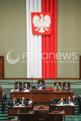  29.12.2015 WARSZAWA SEJM<br />POSIEDZENIE SEJMU VIII KADENCJI<br />N/Z POSLOWIE SALA POSELSKA WIDOK VIEW<br /> 
