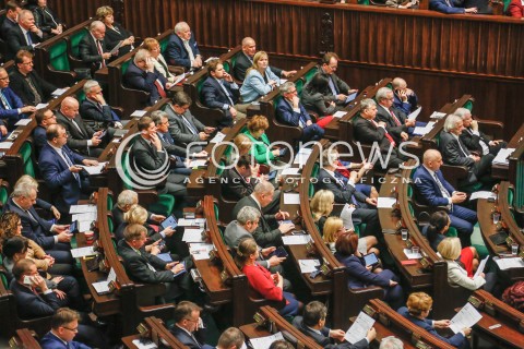  29.12.2015 WARSZAWA SEJM<br />POSIEDZENIE SEJMU VIII KADENCJI<br />N/Z POSLOWIE SALA POSELSKA WIDOK VIEW<br /> 