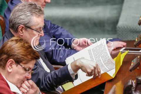  29.12.2015 WARSZAWA SEJM<br />POSIEDZENIE SEJMU VIII KADENCJI<br />N/Z PIOTR GLINSKI<br /> 