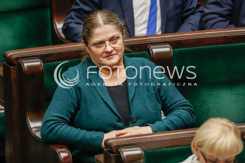  30.12.2015 WARSZAWA SEJM<br />POSIEDZENIE SEJMU VIII KADENCJI<br />N/Z KRYSTYNA PAWLOWICZ<br /> 