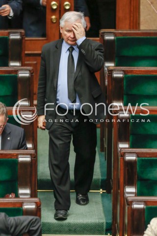  30.12.2015 WARSZAWA SEJM<br />POSIEDZENIE SEJMU VIII KADENCJI<br />N/Z JAROSLAW KACZYNSKI<br /> 