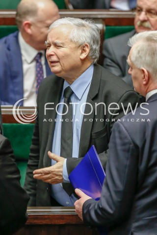  30.12.2015 WARSZAWA SEJM<br />POSIEDZENIE SEJMU VIII KADENCJI<br />N/Z JAROSLAW KACZYNSKI ZLOSC EMOCJE<br /> 