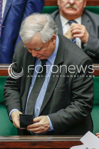  30.12.2015 WARSZAWA SEJM<br />POSIEDZENIE SEJMU VIII KADENCJI<br />N/Z JAROSLAW KACZYNSKI<br /> 
