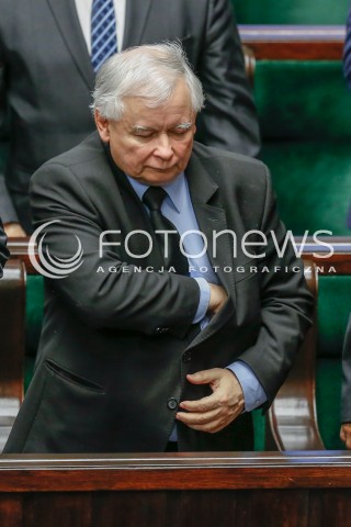  30.12.2015 WARSZAWA SEJM<br />POSIEDZENIE SEJMU VIII KADENCJI<br />N/Z JAROSLAW KACZYNSKI<br /> 