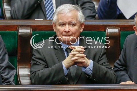  30.12.2015 WARSZAWA SEJM<br />POSIEDZENIE SEJMU VIII KADENCJI<br />N/Z JAROSLAW KACZYNSKI<br /> 