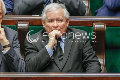  30.12.2015 WARSZAWA SEJM<br />POSIEDZENIE SEJMU VIII KADENCJI<br />N/Z JAROSLAW KACZYNSKI<br /> 
