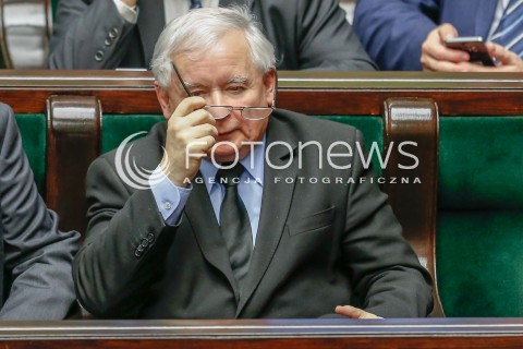  30.12.2015 WARSZAWA SEJM<br />POSIEDZENIE SEJMU VIII KADENCJI<br />N/Z JAROSLAW KACZYNSKI<br /> 