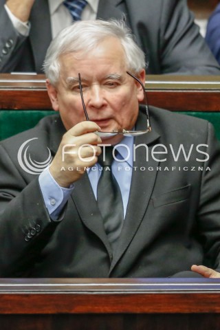  30.12.2015 WARSZAWA SEJM<br />POSIEDZENIE SEJMU VIII KADENCJI<br />N/Z JAROSLAW KACZYNSKI<br /> 