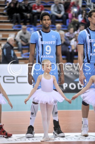  05.01.2016 RZESZOW<br />SIATKOWKA 2015/2016 MEN VOLLEYBALL POLAND POLISH LEAGUE SEASON 2015/2016<br />MECZ SPARINGOWY ASSECO RESOVIA RZESZOW - ZENIT KAZAN<br />N/Z WILFREDO LEON VENERO SYLWETKA <br /> 