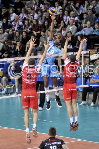  05.01.2016 RZESZOW<br />SIATKOWKA 2015/2016 MEN VOLLEYBALL POLAND POLISH LEAGUE SEASON 2015/2016<br />MECZ SPARINGOWY ASSECO RESOVIA RZESZOW - ZENIT KAZAN<br />N/Z WILFREDO LEON VENERO<br /> 