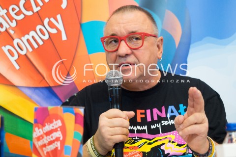 Konferencja przed 24. finałem WOŚP w Warszawie