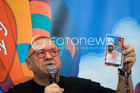  07.01.2016 WARSZAWA<br /> KONFERENCJA PRASOWA PRZED 24 EDYCJA WIELKIEJ ORKIESTRY SWIATECZNEJ POMOCY<br /> N/Z <br />JERZY OWSIAK <br /> 