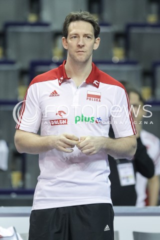  07.01.2016 BERLIN NIEMCY<br />SIATKOWKA MEZCZYZN KWALIFIKACJE DO IGRZYSK OLIMPIJSKICH W BRAZYLII <br />2016 Mens Volleyball European Olympic Qualification Tournament in Berlin<br />MECZ POLSKA - BELGIA ( Poland -Belgium ) <br />N/Z STEPHANE ANTIGA - I TRENER ( HEAD COACH ) SYLWETKA <br /> 
