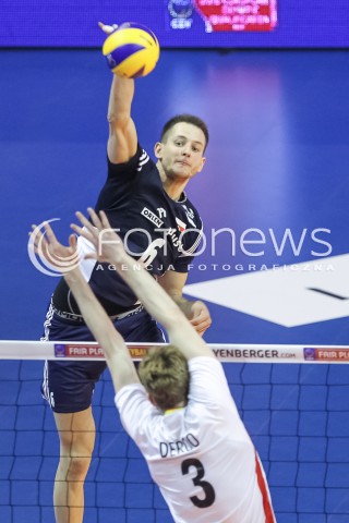  07.01.2016 BERLIN NIEMCY<br />SIATKOWKA MEZCZYZN KWALIFIKACJE DO IGRZYSK OLIMPIJSKICH W BRAZYLII <br />2016 Mens Volleyball European Olympic Qualification Tournament in Berlin<br />MECZ POLSKA - BELGIA ( Poland -Belgium ) <br />N/Z BARTOSZ KUREK <br /> 