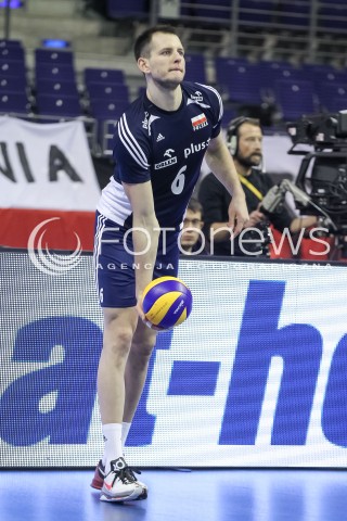  07.01.2016 BERLIN NIEMCY<br />SIATKOWKA MEZCZYZN KWALIFIKACJE DO IGRZYSK OLIMPIJSKICH W BRAZYLII <br />2016 Mens Volleyball European Olympic Qualification Tournament in Berlin<br />MECZ POLSKA - BELGIA ( Poland -Belgium ) <br />N/Z BARTOSZ KUREK SYLWETKA <br /> 