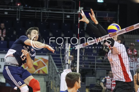  07.01.2016 BERLIN NIEMCY<br />SIATKOWKA MEZCZYZN KWALIFIKACJE DO IGRZYSK OLIMPIJSKICH W BRAZYLII <br />2016 Mens Volleyball European Olympic Qualification Tournament in Berlin<br />MECZ POLSKA - BELGIA ( Poland -Belgium ) <br />N/Z MICHAL KUBIAK <br /> 