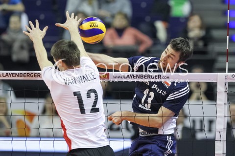  07.01.2016 BERLIN NIEMCY<br />SIATKOWKA MEZCZYZN KWALIFIKACJE DO IGRZYSK OLIMPIJSKICH W BRAZYLII <br />2016 Mens Volleyball European Olympic Qualification Tournament in Berlin<br />MECZ POLSKA - BELGIA ( Poland -Belgium ) <br />N/Z MICHAL KUBIAK <br /> 