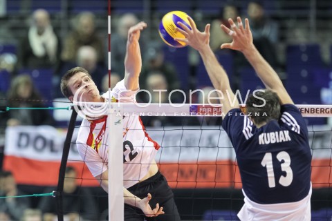  07.01.2016 BERLIN NIEMCY<br />SIATKOWKA MEZCZYZN KWALIFIKACJE DO IGRZYSK OLIMPIJSKICH W BRAZYLII <br />2016 Mens Volleyball European Olympic Qualification Tournament in Berlin<br />MECZ POLSKA - BELGIA ( Poland -Belgium ) <br />N/Z GERT VAN WALLE  <br /> 