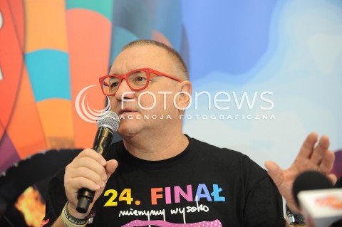  07.01.2016 WARSZAWA<br />KONFERENCJA PRASOWA PRZED 24 FINALEM WOSP<br />N/Z JERZY OWSIAK<br /> 