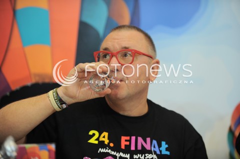  07.01.2016 WARSZAWA<br />KONFERENCJA PRASOWA PRZED 24 FINALEM WOSP<br />N/Z JERZY OWSIAK<br /> 