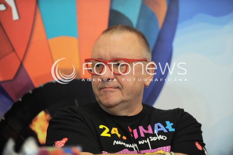  07.01.2016 WARSZAWA<br />KONFERENCJA PRASOWA PRZED 24 FINALEM WOSP<br />N/Z JERZY OWSIAK<br /> 