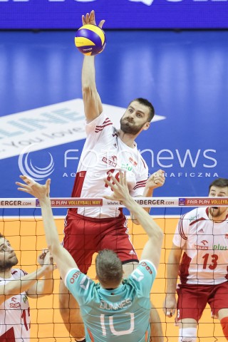  08.01.2016 BERLIN NIEMCY<br />SIATKOWKA MEZCZYZN KWALIFIKACJE DO IGRZYSK OLIMPIJSKICH W BRAZYLII <br />2016 Mens Volleyball European Olympic Qualification Tournament in Berlin<br />MECZ POLSKA - NIEMCY ( Poland - Germany ) <br />N/Z MARCIN MOZDZONEK <br /> 